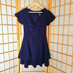 B Darlin Navy Mini Dress (9/10)